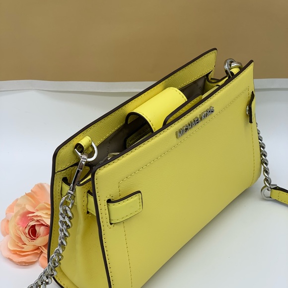 MICHAEL KORS RAYNE SM CROSSBODY SUNSHINE - Picture 2 of 16